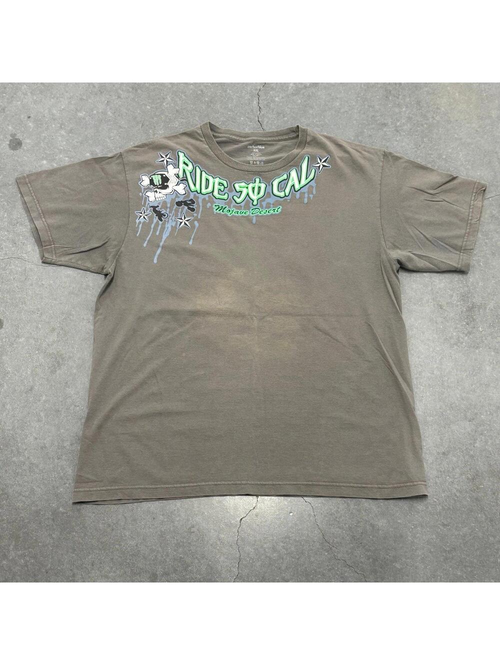 Anchor Blue Monster Ride So Cal Mojave Desert T Shirt